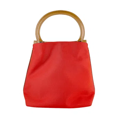 Pre-owned Ferragamo Canvas Leather Handbag () In Multi