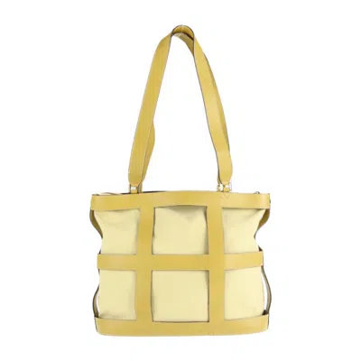 Pre-owned Ferragamo Canvas Leather Handbag Shoulder Bag Tote Bag ()