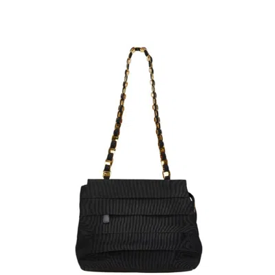 Pre-owned Ferragamo Canvas Leather Shoulder Bag ()