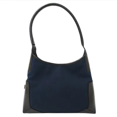 Pre-owned Ferragamo Canvas Leather Shoulder Bag ()