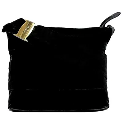 Pre-owned Ferragamo Canvas Leather Shoulder Bag ()