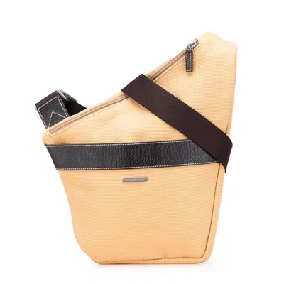 Pre-owned Ferragamo Canvas Leather Shoulder Bag () In Multi