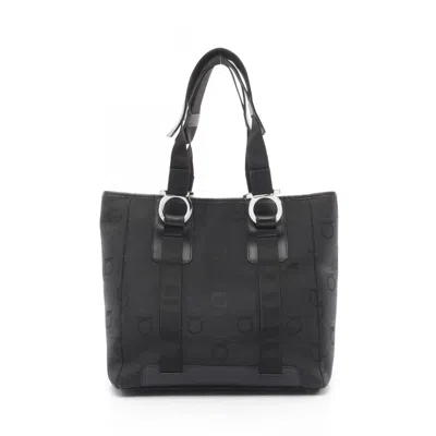 Pre-owned Ferragamo Canvas Leather Tote Bag ()