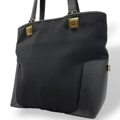 Pre-owned Ferragamo Canvas Leather Tote Bag ()
