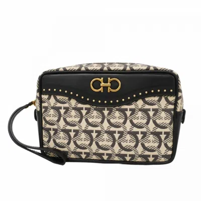 Pre-owned Ferragamo Canvas Pouch () In Multi