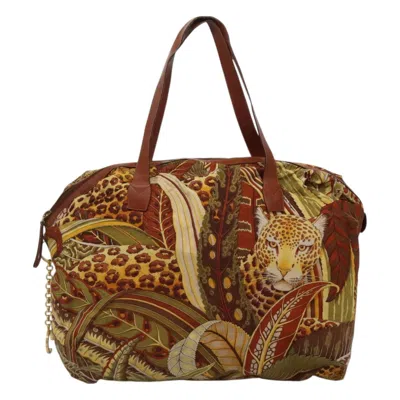 Pre-owned Ferragamo Canvas Shoulder Bag () In Multi