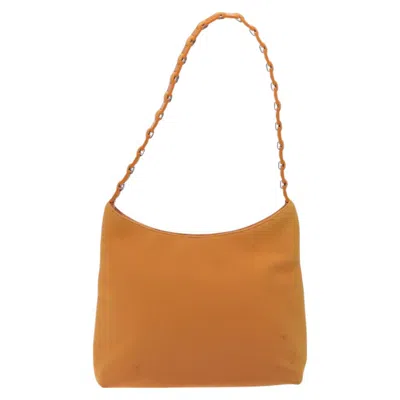 Pre-owned Ferragamo Canvas Shoulder Bag () In Orange