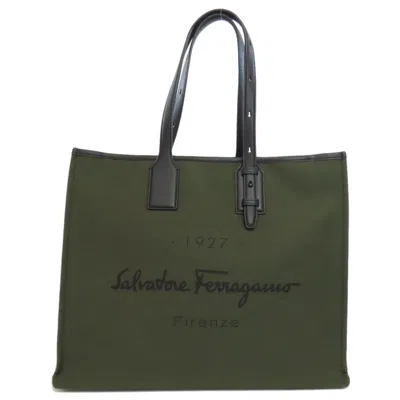 Pre-owned Ferragamo Canvas Tote Bag ()