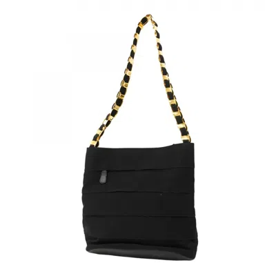 Pre-owned Ferragamo Canvas Tote Bag () In Black