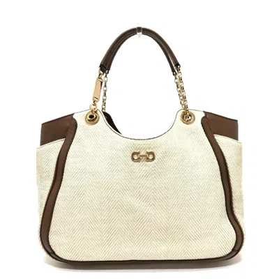 Pre-owned Ferragamo Canvas Tote Bag ()