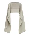 Ferragamo Cape Jacquard In Gray