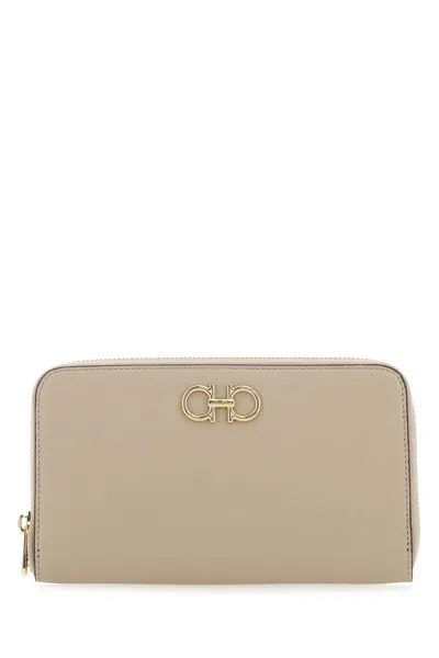 Ferragamo Cappuccino Leather Wallet