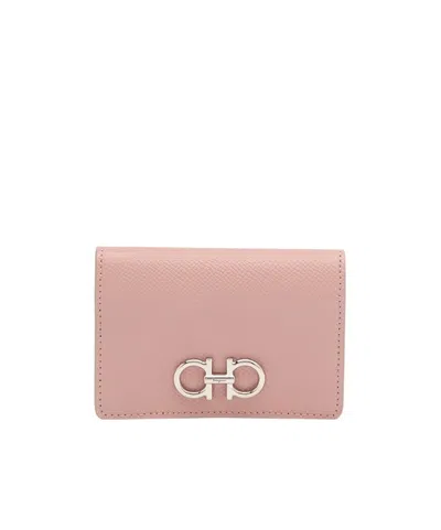 FERRAGAMO CARD BAG WITH CORNER PLATE