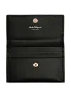 Ferragamo Card Holder In Black