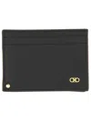 Ferragamo Card Holder "hooks" In Black