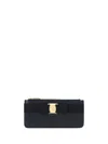 Ferragamo Black Leather Coin Pursue In Nero || Nero