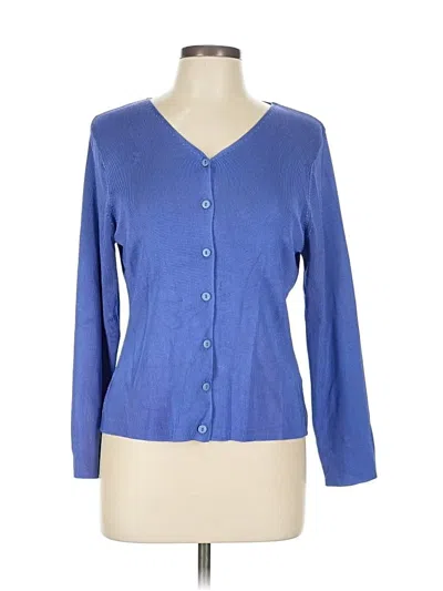 Pre-owned Ferragamo Cardigan Sweater In Blue