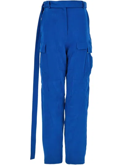 FERRAGAMO CARGO STRAIGHT-LEG TROUSERS