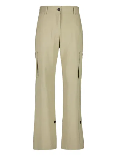 Ferragamo Cargo Trousers In White