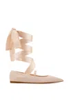 Ferragamo Carice Leather Ballet Flats
