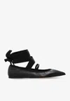 Ferragamo Carice Wraparound Ballet Flats
