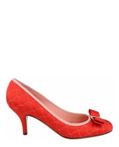 Ferragamo Carla 70 Pumps In Animal Print