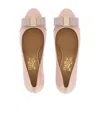 Ferragamo Carla 70mm Viva-bow Pumps In Pink