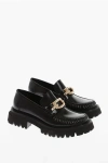 Ferragamo Carrion Sole Ingrid Leather Loafers