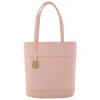 Ferragamo Carryall Small North South Charming Tote Bag In Pink In Pink