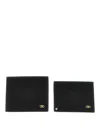 Ferragamo Gancio Wallets, Card Holders Black