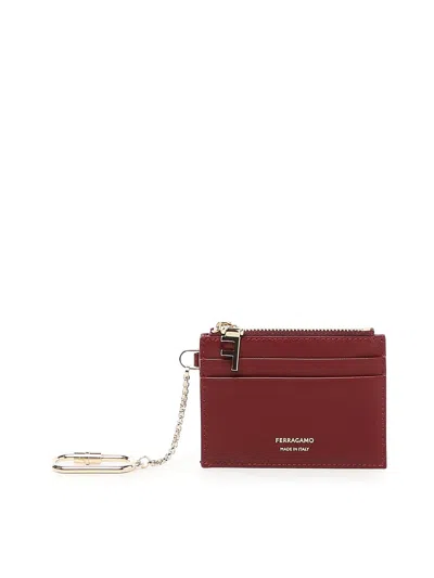Ferragamo Women's Wallets & Card Holders In Red