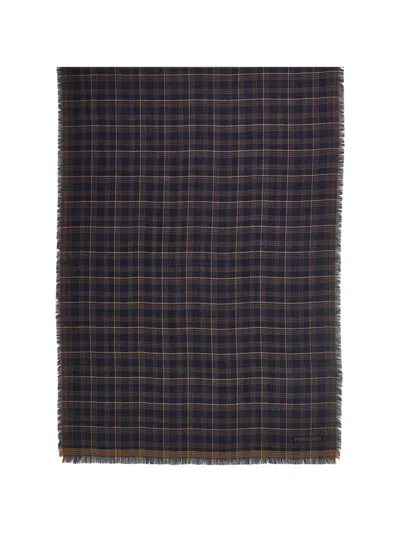 Ferragamo Cashmere And Silk Scarf In Green