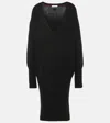 FERRAGAMO CASHMERE-BLEND MIDI DRESS