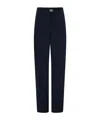 Ferragamo Cashmere Blend Tailored Trouser In Blue