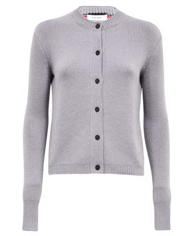 Ferragamo Cashmere Cardigan In Gray