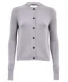 Ferragamo Cashmere Cardigan In Grey