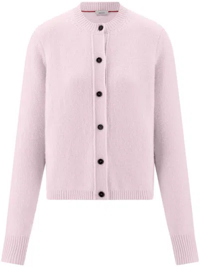 Ferragamo Cashmere Cardigan In Pink