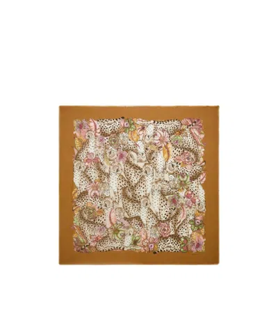 Ferragamo Cashmere Shawl In Brown