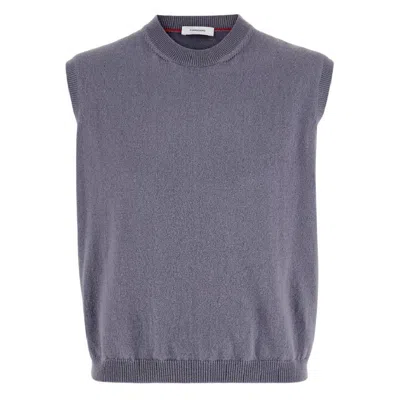 Ferragamo Cashmere Sleeveless Top In Purple
