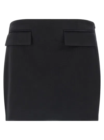 FERRAGAMO CASHMERE WOOL SKIRT