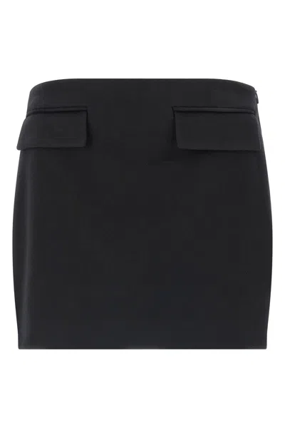 FERRAGAMO CASHMERE WOOL SKIRT