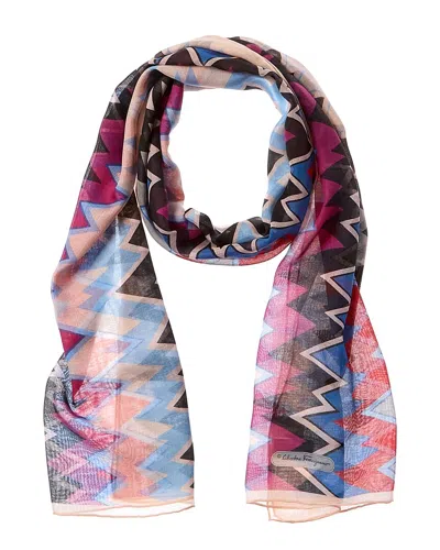 Ferragamo Cashmere-blend Scarf In Neutral