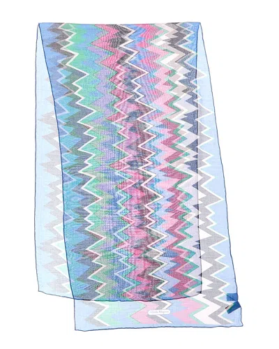 Ferragamo Cashmere-blend Scarf In Purple