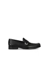 Ferragamo Mocassini Caspian In Pelle Nera Uomo In Black