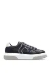 Ferragamo Cassina Gan 2 Low Top Sneakers In Blue