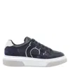 Ferragamo Cassina Gan 2 Low Top Sneakers In Blue