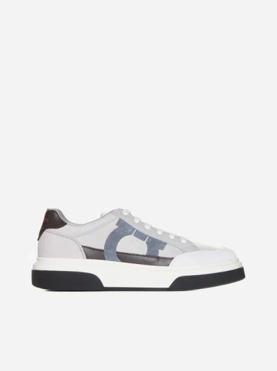 Ferragamo Salvatore  Cassina Sneaker In Grey