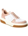 Ferragamo Two-tone Low-top 35mm Sneakers In Multi