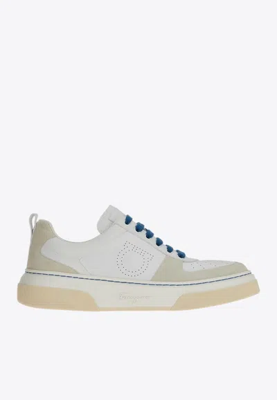 FERRAGAMO CASSINA LOW-TOP SNEAKERS