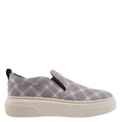 Ferragamo Cassina Slip-on Sneakers In Yellow